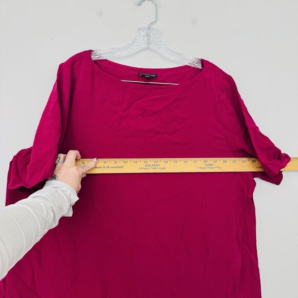 Eileen Fisher Red T Shirt Dress Women’s Size XL - Picture 4 of 7